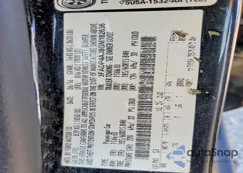 2016 Ford Fiesta S из США, поврежденный, VIN 3FADP4AJ8GM182636